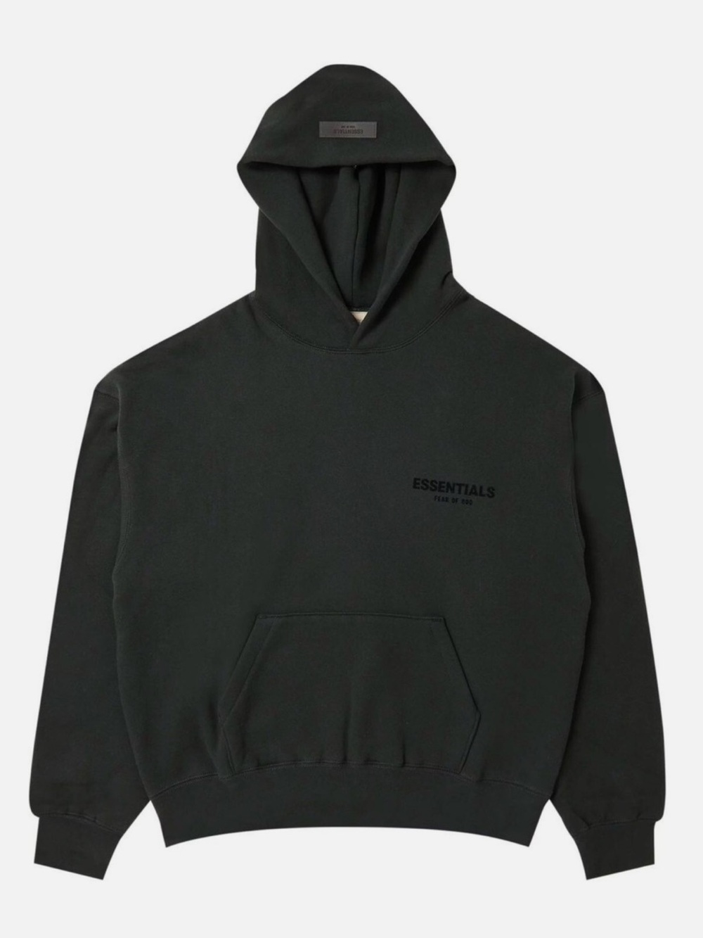 Fear of God Essentials Pullover Hoodie 'Stretch Limo' Black